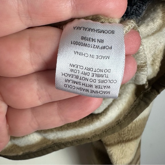 Chubbies Brown Stripes The Hipnotizer Warm Fleece Kangaroo Front Pocket Hoodie S - Picture 11 of 16